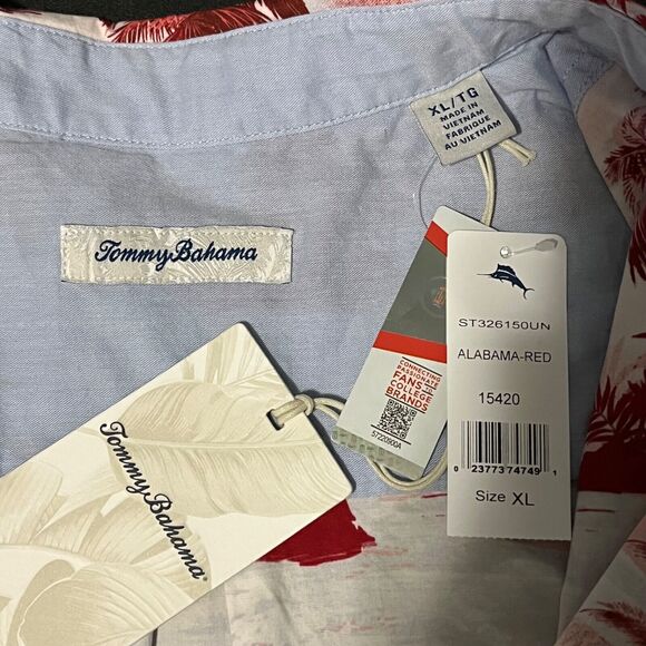 Tommy Bahama Mens Alabama Crimson Tide College Football XL NWT - Picture 7 of 9